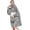 Light Grey, variant on Wearable Blanket Hoodie - Soft Sherpa Blanket Sweatshirt as Gifts for Women Men Adult Teen Kids, One Size