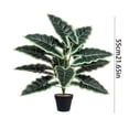 thumbnail image 3 of Artificial Money Tree Potted Plant Large Faux Greenery Fake Plant for Garden Porch Office Home Indoor Outdoor Decor, 3 of 6