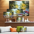 thumbnail image 2 of Design Art Summer Forest with Flowers Canvas Print, 2 of 3