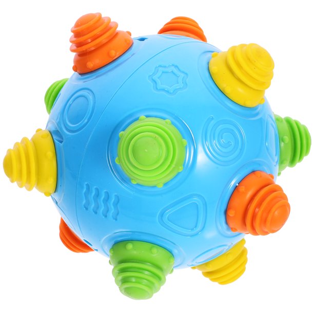 1 Pelota saltarina divertida para bebés con música interesante, pelota vibratoria y juguete educativo (sin pilas)