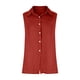 thumbnail image 5 of Tops de manga larga,Blusa sin mangas para mujer, top informal de verano, camisa lisa de poliéster, ajuste cómodo para uso diario, sopatenor, 5 of 8