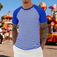 thumbnail image 3 of Big and Tall T Shirts for Men Casual Breathable Crew Neck Holiday Tees Solid Color Shirt Casual Short Sleeve Summer Basic Tops, 3 of 5