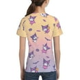 thumbnail image 2 of Boys Girls Kuromi And My Melody Shirt Graphic T-Shirt Crewneck Short Sleeve 3d Colorful Tops Tees, 2 of 6