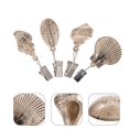 thumbnail image 2 of 4 Pcs Poids de Nappe Pendentif en Forme de Coquillage avec Pince en Métal, 2 of 3