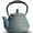 Blue, variant on Green Cast Iron Teapot 32oz Sakura Blossom Pattern With Infuser For Loose Leaf Tea And Coffee