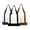 A, variant on 3Pcs Reusable Canvas Shopping Tote with Zipper Closure and Front Pocket, Durable Daily Carry Bag for Grocery and Everyday Use