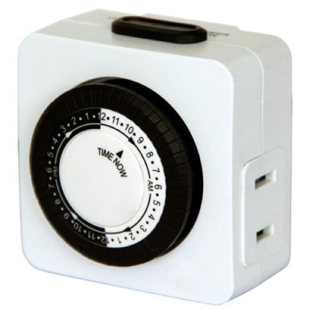 Tru-Guard 59428TV Indoor 24-Hour Plug In Electrical Mechanical Timer - Quantity of 2