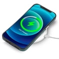 thumbnail image 4 of Feishell Magnetic Case for iPhone 14 Pro Luxury Classic PU Leather Case, Soft Silicone Shockproof Drop Resistant Cover with Wireless Charging Lens Protection Compatible with Magsafe Case,Green, 4 of 5