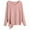 AW1-Pink, variant on GBSYEWXS Women Sweater Boat Neck Long Sleeve Pullover Stretch Solid Color Sweater Base Pink