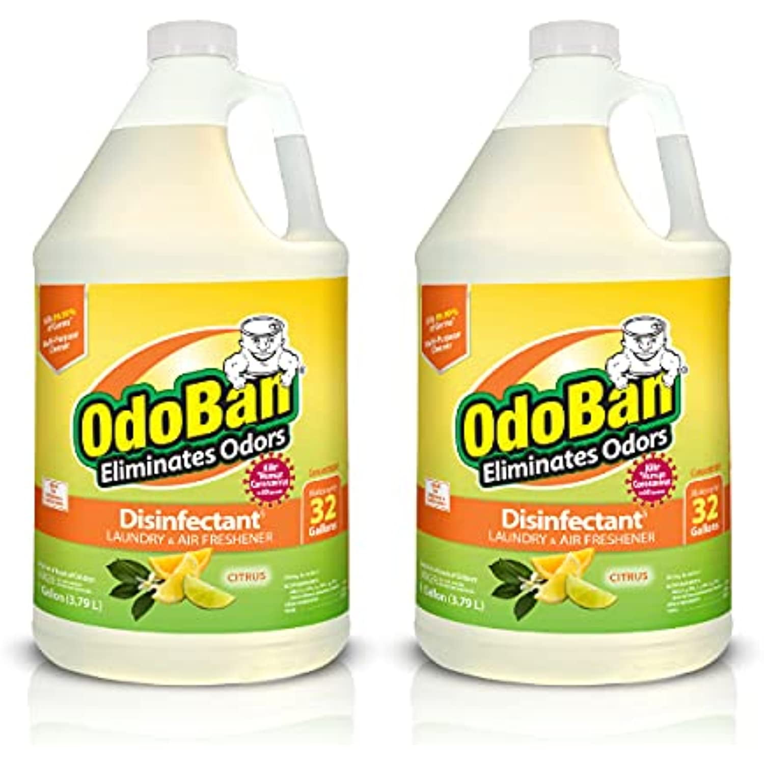 Odoban Citrus Odor Eliminator And Disinfectant Multipurpose Cleaner