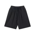 thumbnail image 3 of 50% off Clearance! Mens Shorts, Casual Gym Shorts for Men, ZHUGeLI Men's Solid Color Fashionable Casual Washed Loose Pocket Drawstring Waist Sports Running Shorts, 3 of 6
