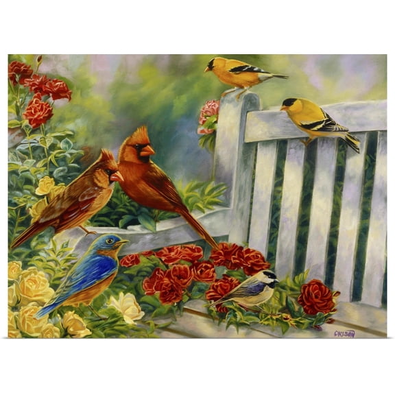 Great BIG Canvas | Rolled Cory Carlson Poster Print entitled Where Friends Meet