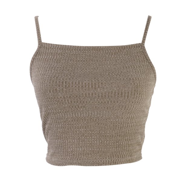 Xiaodriceee Women Sleeveless Knit Crop Tops
