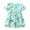 ZAO1 Green, variant on Dresses For Girls Casual Size 5 Years-6 Years Long Sleeve Print Dress Casual Dresses Spring Fall Sundress