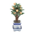 thumbnail image 1 of Casa de muñecas en maceta, naranjo, casa de muñecas vívida, planta de hojas en maceta en miniatura para decoración para casa de muñecas, utilería para fotos, 1/12, 1 of 8