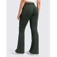 thumbnail image 2 of CRZ YOGA Softretch No Front Seam Flare Leggings 31'' High Waist Womens Yoga Pants Buttery Soft Comfy, 2 of 5