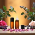 thumbnail image 3 of ACDANC 2Pcs Brown Glass Essential Oil Roller Bottles-Refillable Roll on Bottles for Fragrance,Empty Deodorant Containers Refillable Cosmetic Roller Bottles(50Ml), 3 of 7