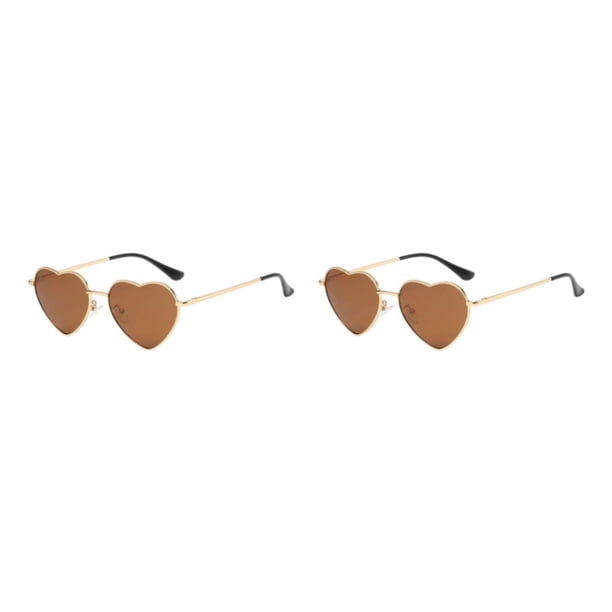 Gafas de sol en forma de corazón Minnieouse de PVC con almohadillas nasales antideslizantes