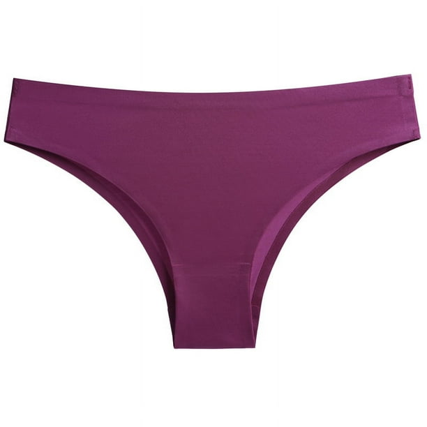 Tanga deportiva de seda helada para mujer, ropa interior de yoga sin costuras para mujer, pantalones cortos sexis para mujer