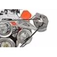 thumbnail image 3 of ICT Billet SBC Drivers Side Alternator Bracket Adjustable Long Water Pump Small Block 350 Compatible with Chevy Small Block Engines Mount Kit V Belt 551705, 3 of 4