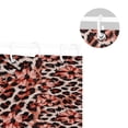 thumbnail image 5 of Yayeee Shower Curtain with Hooks 72"x72" Waterproof Fabric Bathroom Hanging Decor, Orange Floral Leopard Pattern, 5 of 5