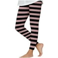 thumbnail image 3 of Guluxicc Girls Leggings Toddler Girl Striped Halloween Leggings Elastic Waist Tights Pants Sizes 3T, Size 8, 3 of 5