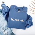 thumbnail image 2 of Quicksilver Onyx Sweatshirt, Snow Fox Crewneck, Fantasy Bookful Merch, Romantasy Gift, Brimstone, Saeris Fane Callie Hart Merch, Kingfisher, 2 of 5