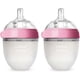 thumbnail image 1 of Natural Feel Baby Bottle, Pink, Pack of 2, 1 of 5