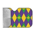 thumbnail image 2 of Bingfone Mardi Gras Car Windshield Sunshade,Sun Foldable Sun Shield Sun Visor for Car - Medium, 2 of 9