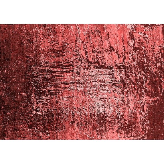 Ahgly Company Indoor Rectangle Oriental Red Industrial Area Rugs, 6' x 9'