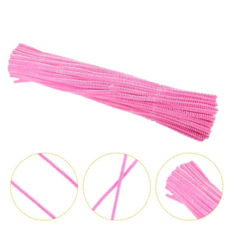 Nuolux Pipe Cleaners Fuzzy Sticks Chenillebendy Craft StringSticks Yarn Wax Fluffy Christmas Wire Bendable Wire Sparkly, Size: 30.5X0.5CM