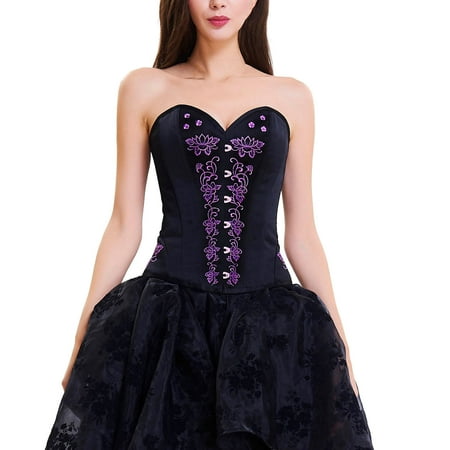 

CALAFEBILA 2023 Waist Training Bustier Ladies Fashion Retro Fan Shape U Neck Tight Waist Shaper Women Waist Trainer For Women