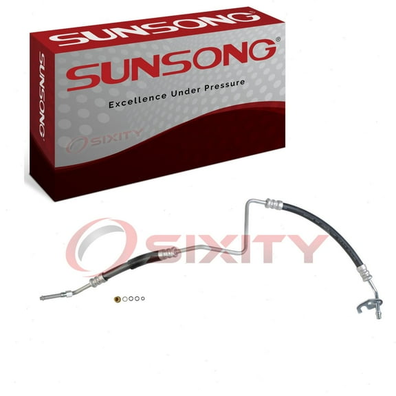 Sunsong Power Steering Pressure Line Hose compatible with Hummer H3 3.7L L5 2006-2010