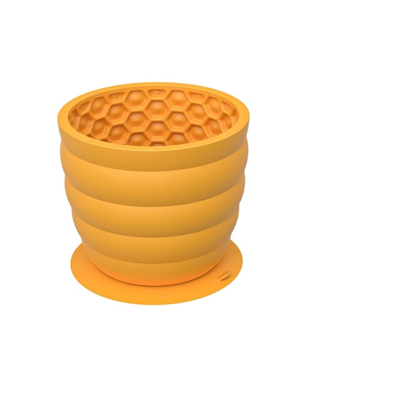 StlyGar Silicone Slow Feeder Dog Bowl Frozen Dog Treat Holder for Puppy Small & Medium Dogs 20oz Capacity