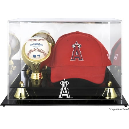 Anaheim Angels Cap - Los Angeles Angels Fanatics Authentic Acrylic Cap and Baseball Logo Display Case - No Size