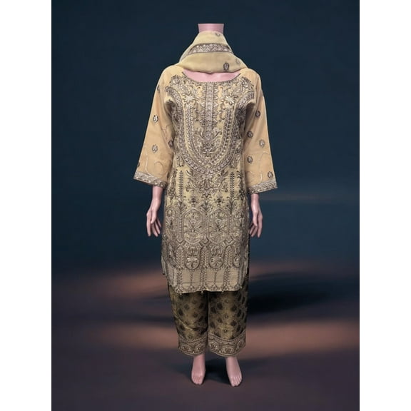 Traditional Salwar Kameez Set, Cultural Wear for Women, S25