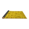 thumbnail image 2 of Ahgly Company Indoor Rectangle Abstract Yellow Modern Area Rugs, 8' x 10', 2 of 4