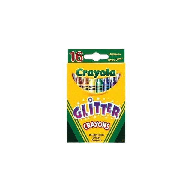 Set de 16 Crayones con Brillantina Crayola