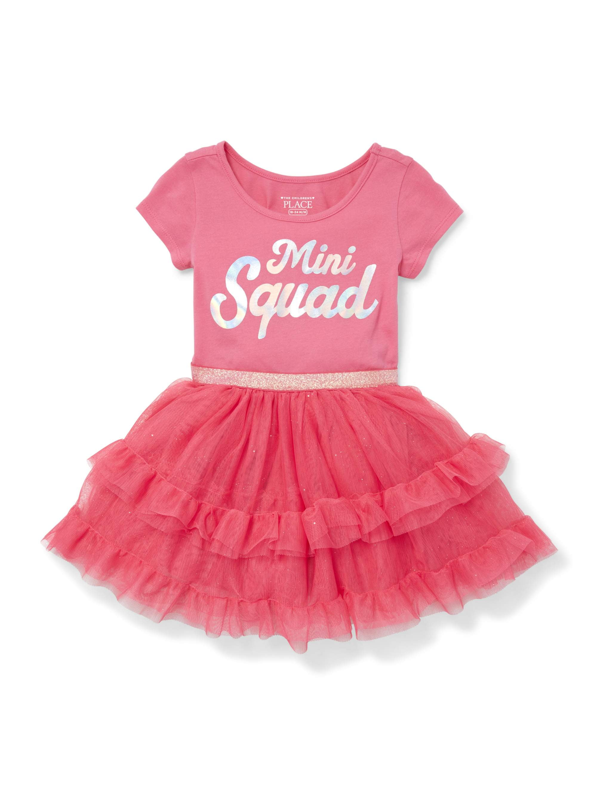 The Children's Place "Mini Squad" Tutu Dress (Baby Girls & Toddler