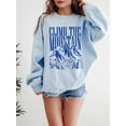 thumbnail image 5 of Climb The Mountain Graphic Sweatshirt, Hiking Adventure Crewneck Pullover, 5 of 6