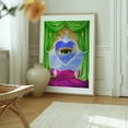 thumbnail image 6 of Descansos - Collage Surrealism Psychedelic Modern Art Abstract Pop Art Fantasy Whimsical Oak Framed Wall Art Print 12 x 16 inches, 6 of 12