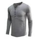 thumbnail image 2 of Playeras Hombre Camisa Henley De Manga Larga Playera Casual, 2 of 7