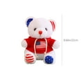 thumbnail image 3 of White Hug Bear Plush Toy, 9-inch Comfort Stuffed Animal, Soothing Decor Companion for Home and Relaxation, 3 of 7