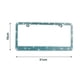 thumbnail image 2 of License Plate Frame Ladies Shiny License Plate Frame Stainless Steel And Accessible License Plate Frame, With Faceted Drilled, 2 of 2
