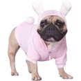thumbnail image 1 of iChoue Daily Wear Mariquita Sudaderas con capucha, lindos disfraces de perro para Halloween Navidad, trajes para perros medianos, sudaderas sin mangas, ropa para Bulldog Francés Inglés Pug Pitbull - N, 1 of 4