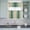 Khaki, sage green, variant on 3 Piece Kitchen Curtains and Valances Set Green Yellow Ombre Cafe Curtains 36 Inch Length Farmhouse Modern Gradient Art Valance & Tier Curtain for Living Room Bedroom Small Window 54"x18" 27"x36"*2