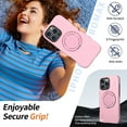 thumbnail image 3 of Allytechgroup Rugged Design Hard Shell Rugged Cell Phone Case with Protective Case Cover for Apple iPhone 12 Pro / 12 6.1 Inch, Pink, 3 of 7