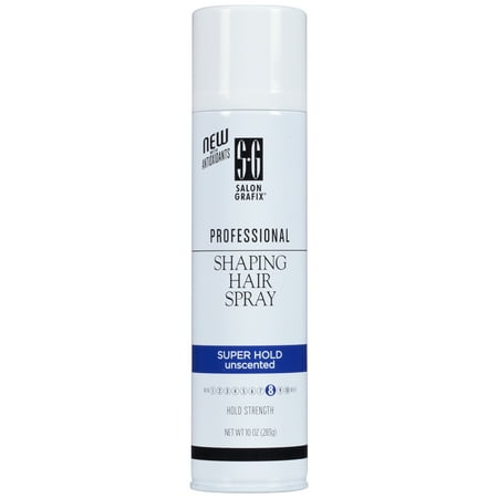 Salon Grafix® Professional Super Hold Unscented Shaping Hair Spray 10 oz. Aerosol Can