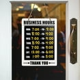 thumbnail image 4 of Excello Global Products Business Hours Hanging Chalkboard White Decorative Erasable Chalk Boards for Restaurant Door Hangable Shabby Chic Wooden Sign (White) - EGP-HD-0311B, 4 of 4