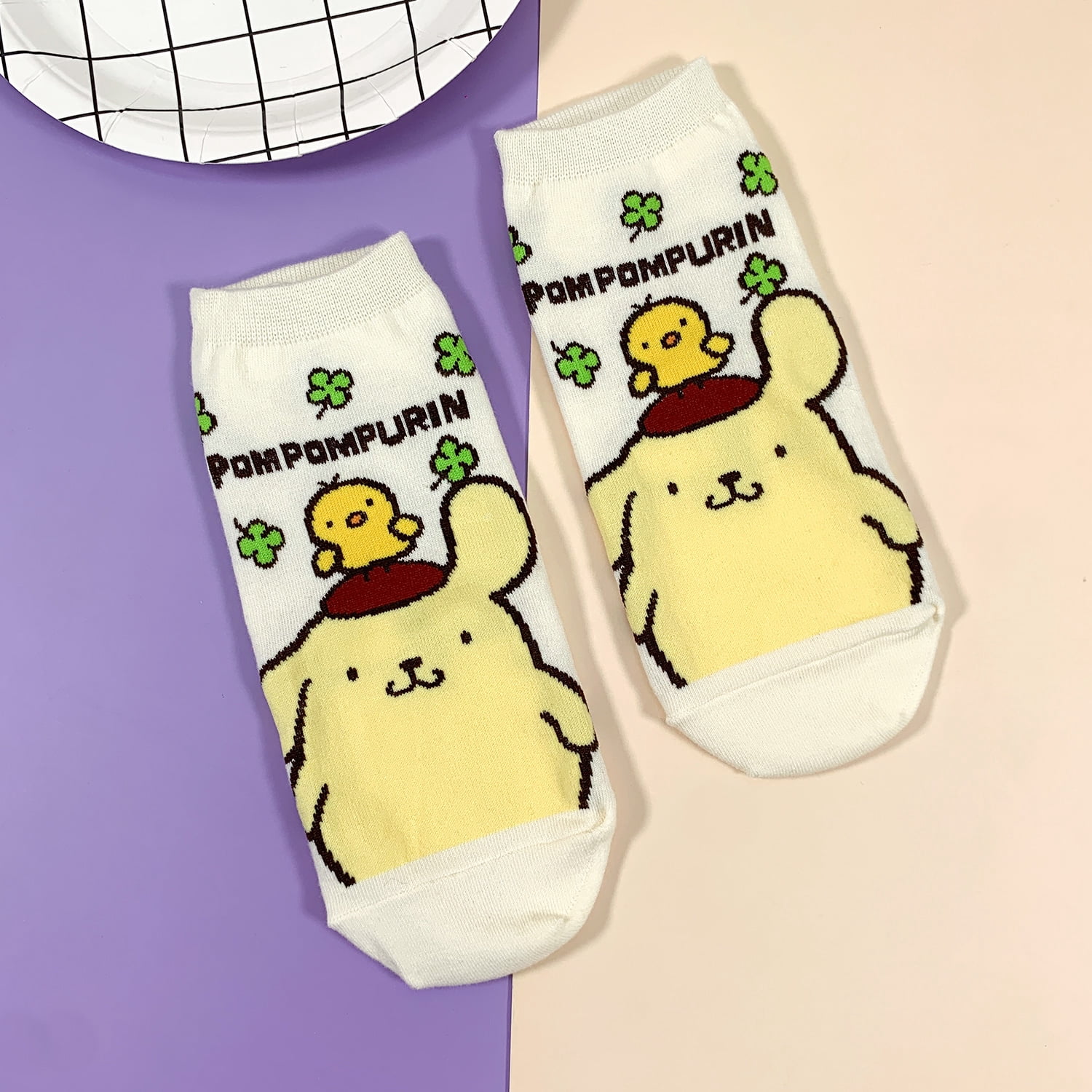 Hello Kitty Official Licensed Women's Ankle,  Cute Character Design, 8 pack Set Collection